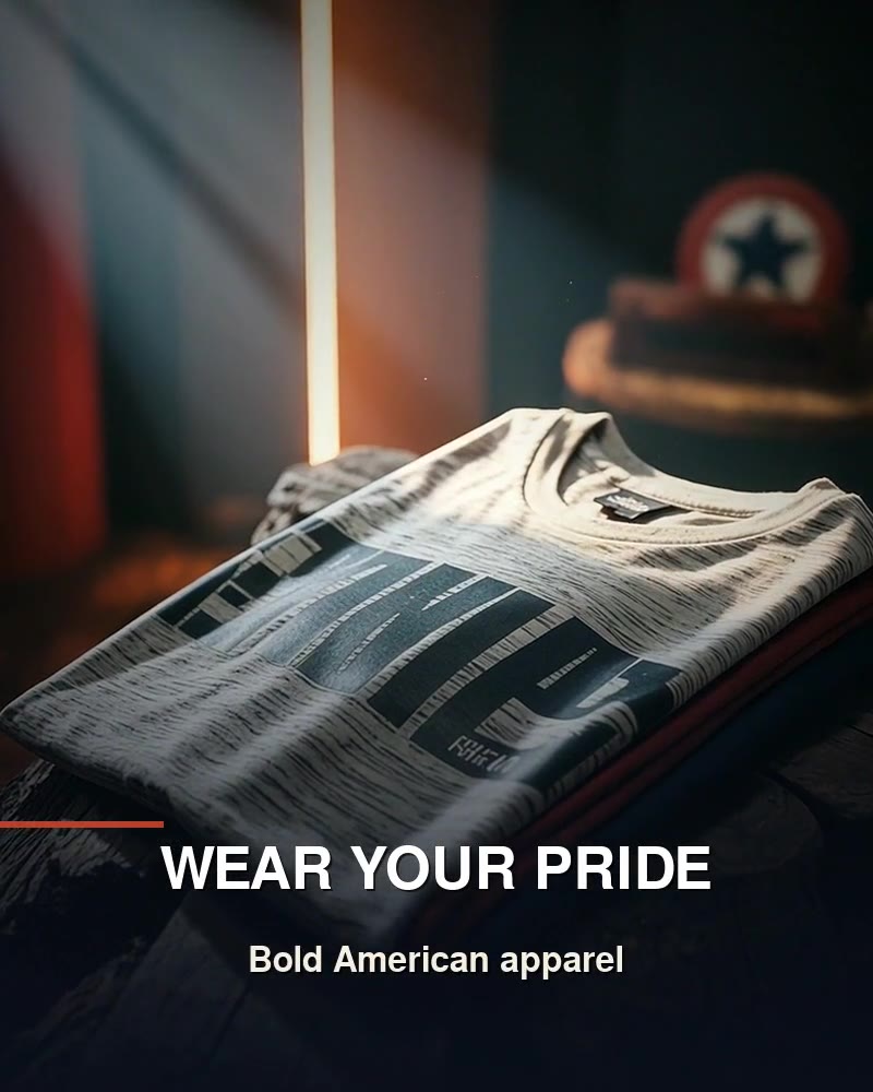 Cinematic showcase of premium BoomerProud apparel — wear your pride