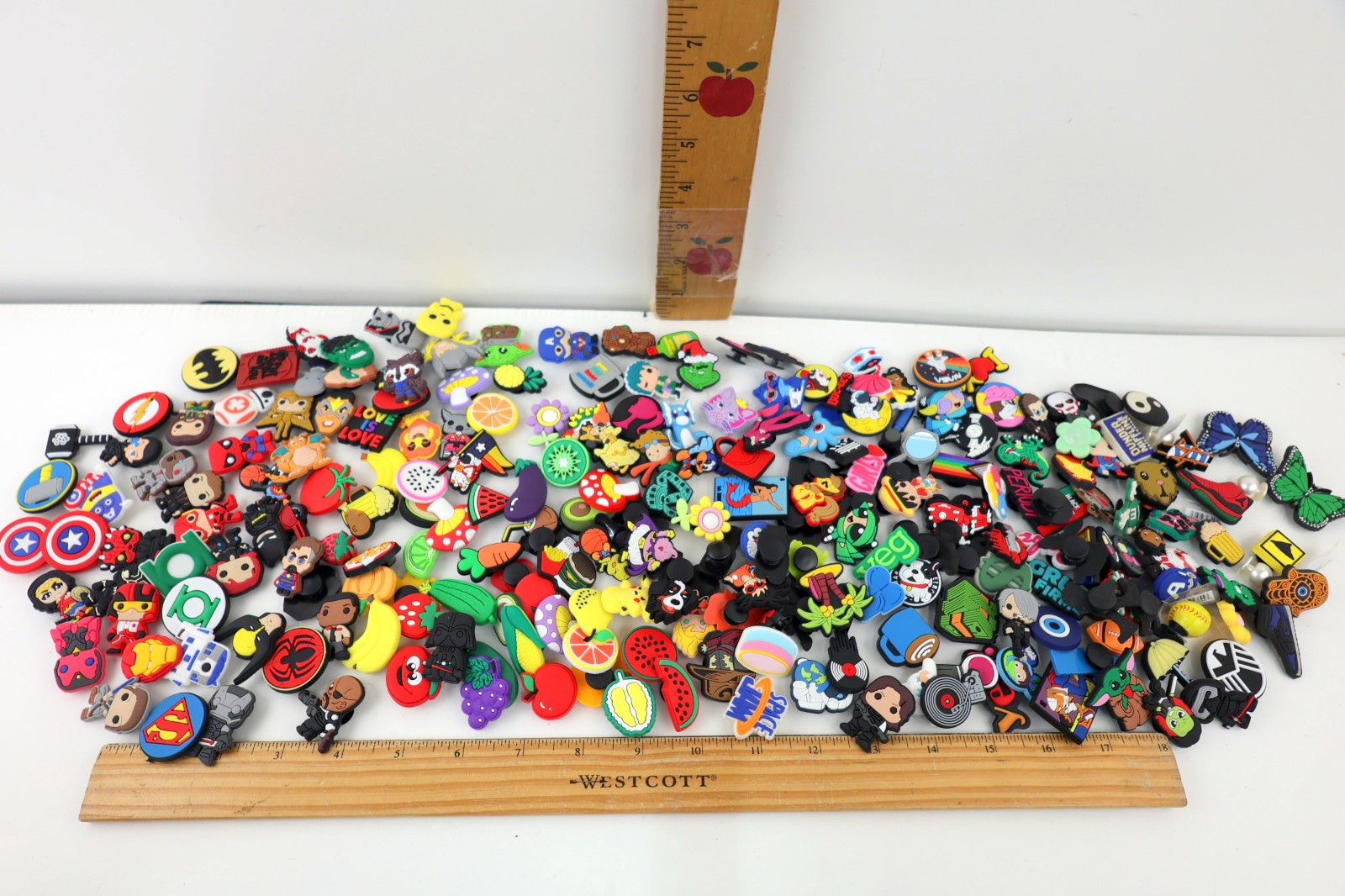 Bulk Lot of 200+ Jibbitz-Style Shoe Charms – Disney, Marvel, DC, Pokémon & More - accessory