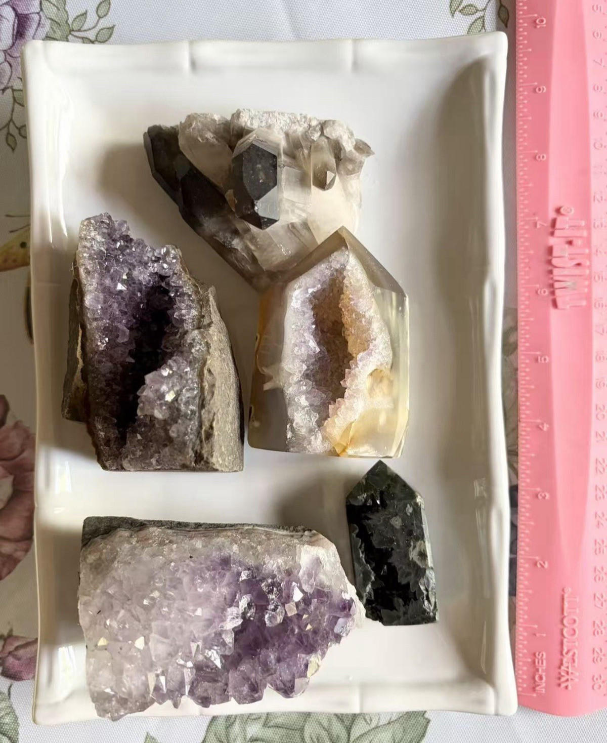 Estate Find Mineral and Gemstone Collector’s Lot — Amethyst, Smoky and More - accessory