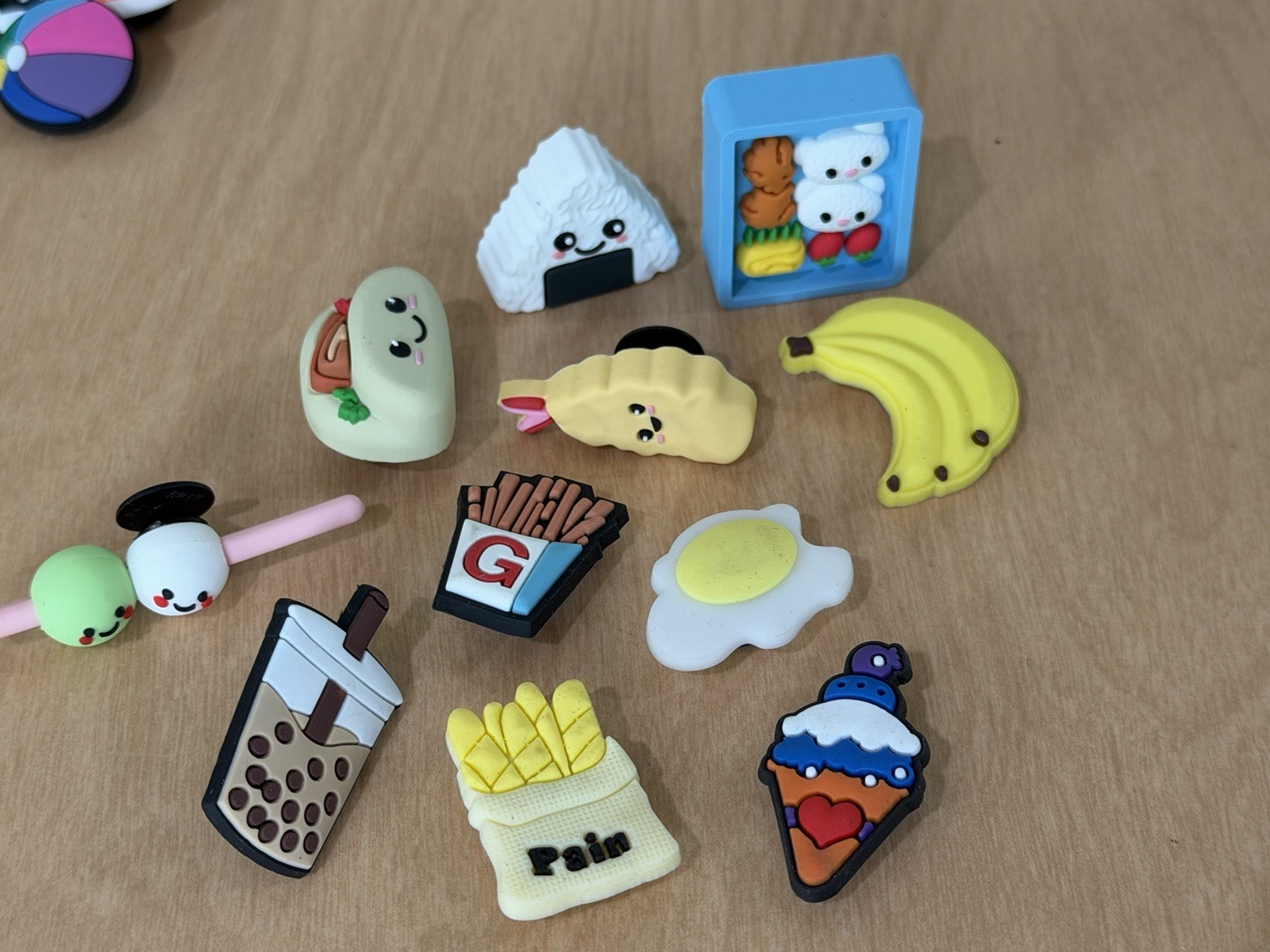 Kawaii Food Croc Charms Set of 11 — Japanese & Snack Favorites - accessory