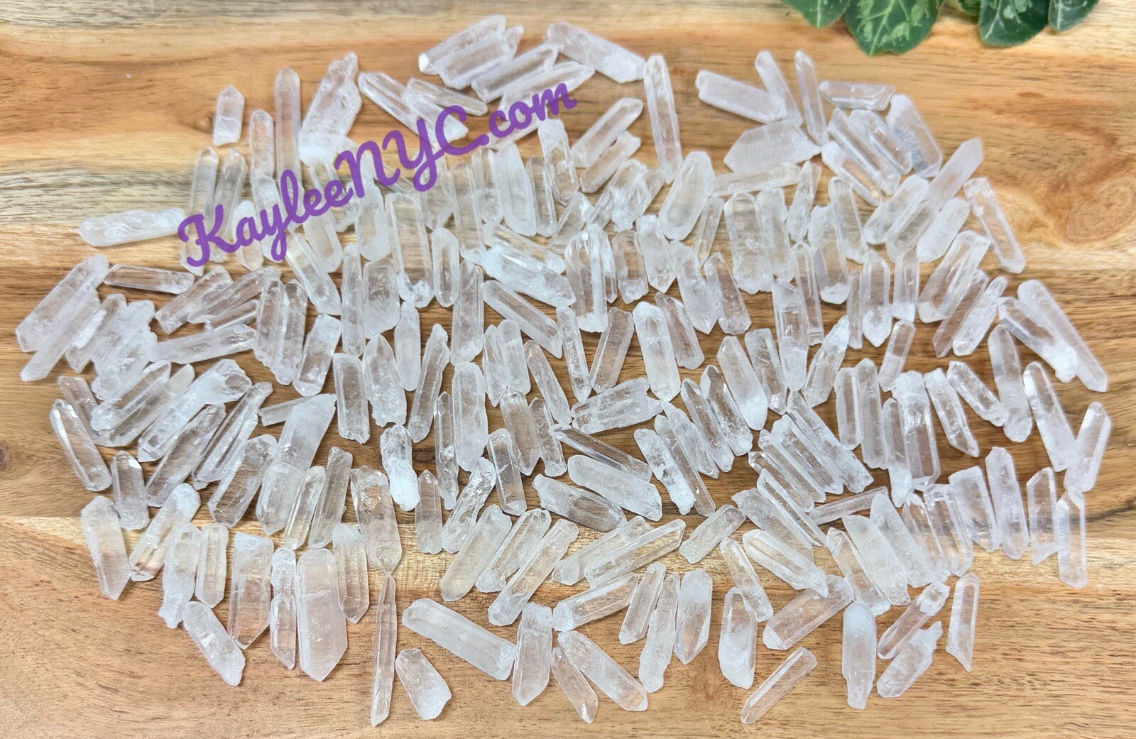 Natural Lemurian Quartz Crystal Wands — 1 Lb Raw Stone Lot - accessory