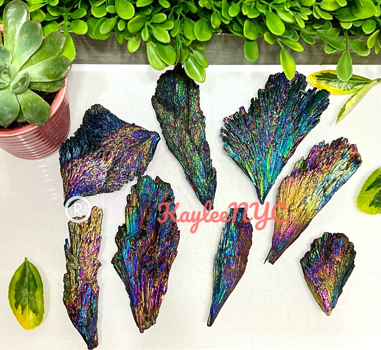 Raw Black Kyanite Titanium Crystal Collection, 1 lb Bulk Lot - accessory