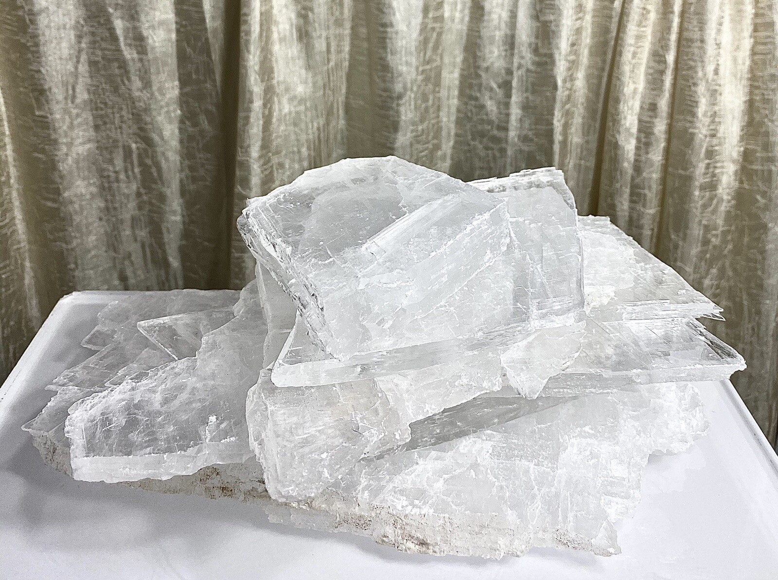 Raw Selenite Crystal Bulk Lot — 5 Pounds of Natural Stone - accessory