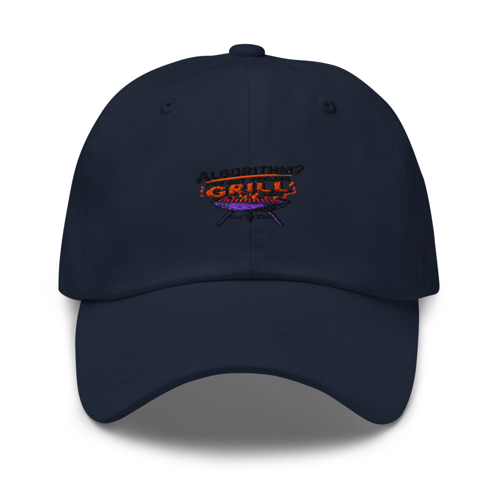 ALGORITHM? I'VE GOT A GUT FEELING AND A GRILL - hat
