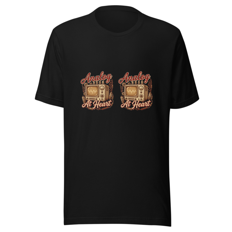 Analog At Heart - tshirt