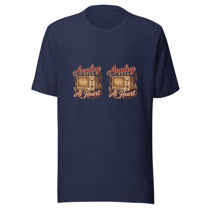 Analog At Heart - tshirt