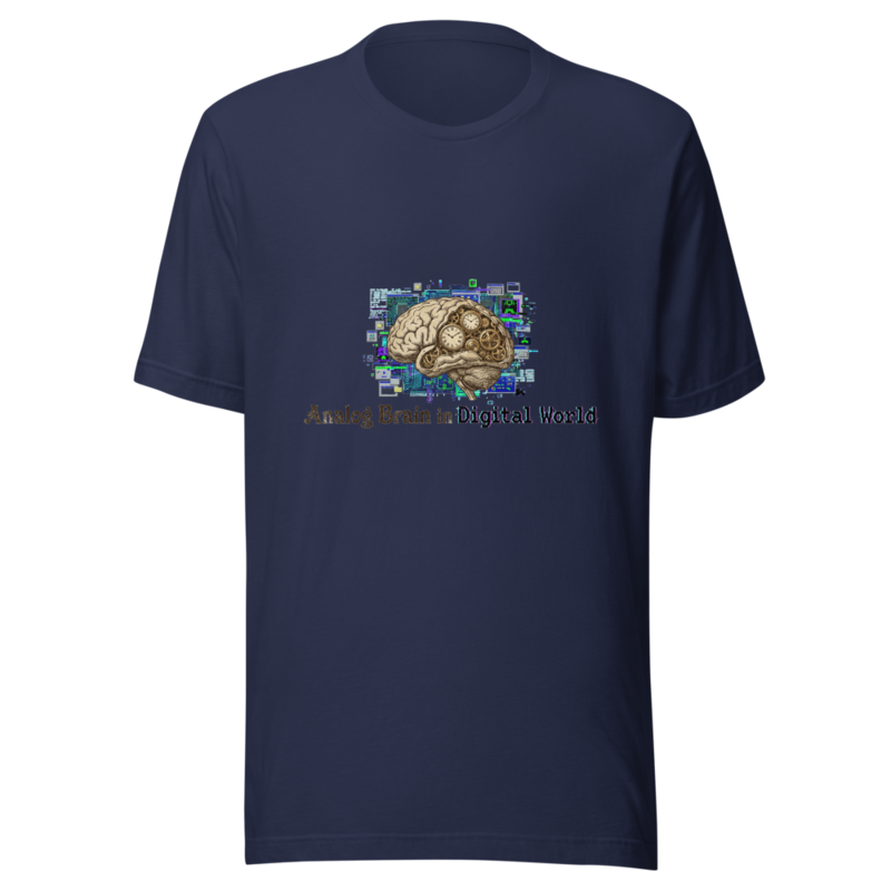 Analog Brain in Digital World - tshirt