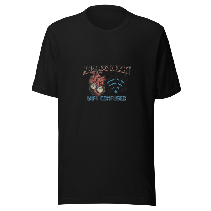 Analog Heart, WiFi Confused - tshirt