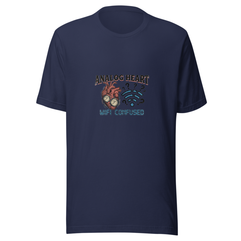 Analog Heart, WiFi Confused - tshirt