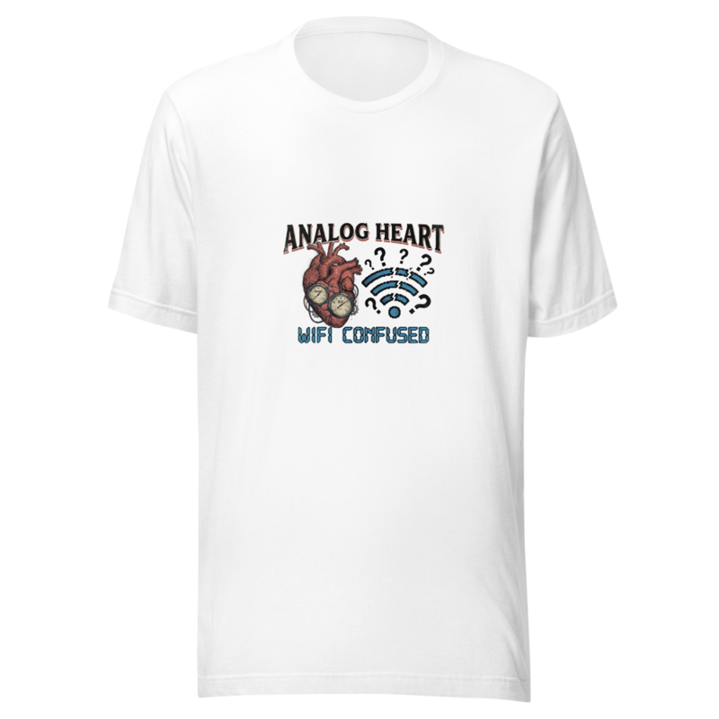 Analog Heart, WiFi Confused - tshirt