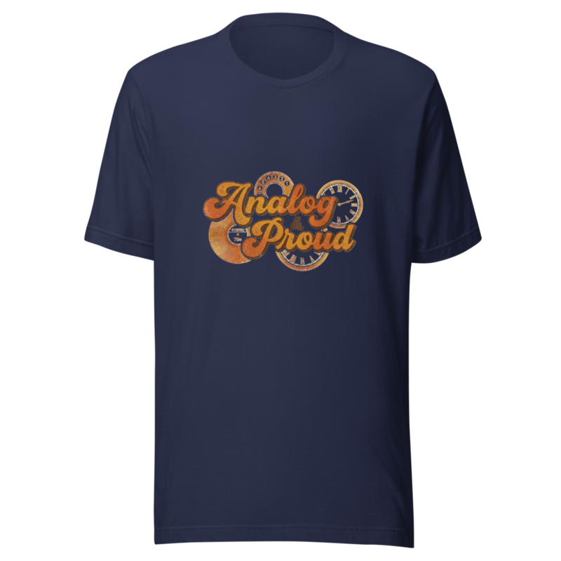 Analog & Proud - tshirt