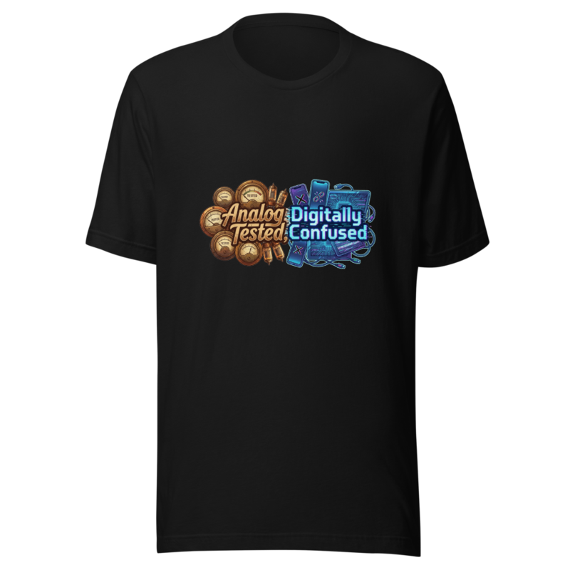 Analog Tested, Digitally Confused - tshirt