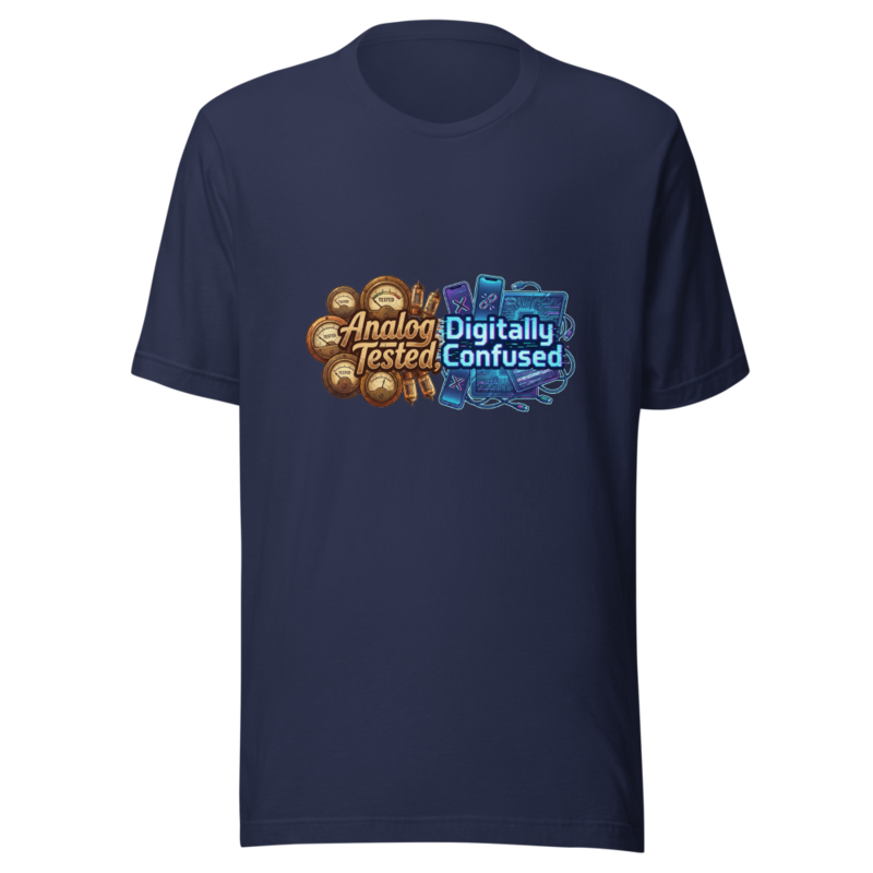 Analog Tested, Digitally Confused - tshirt
