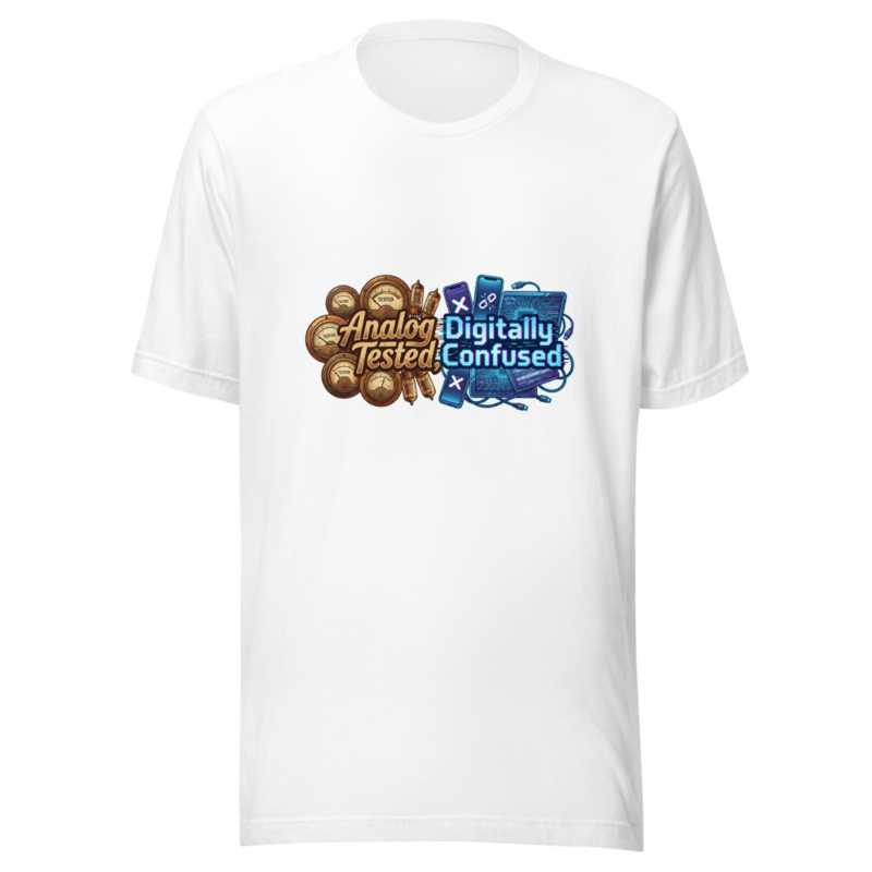 Analog Tested, Digitally Confused - tshirt