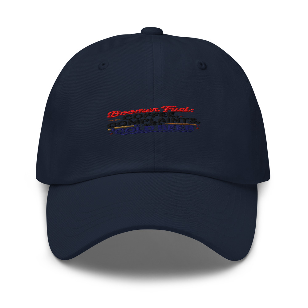 Boomer Fuel: Coffee, Complaints, and a Cold Beer - hat