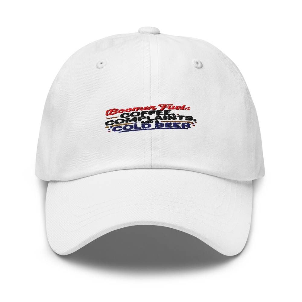 Boomer Fuel: Coffee, Complaints, and a Cold Beer - hat
