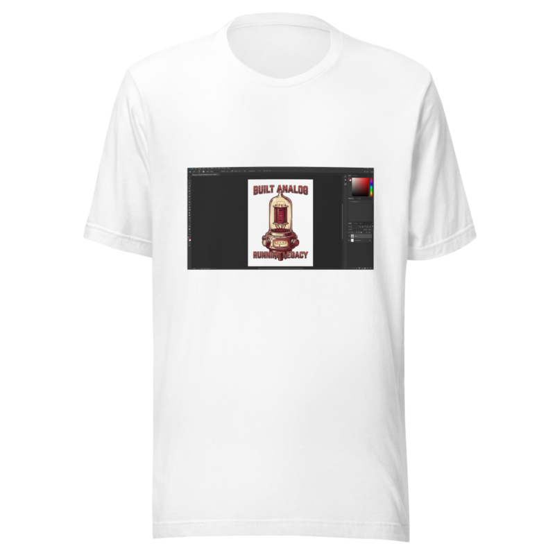Built Analog, Running Legacy - tshirt