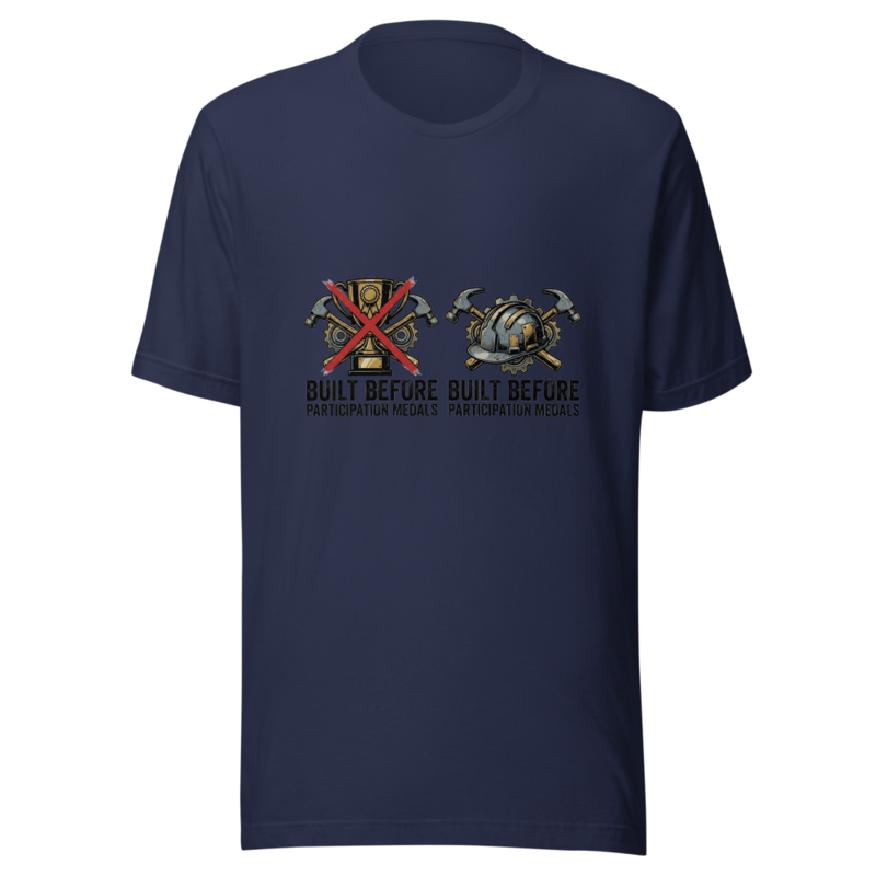 Built Before Participation Medals - tshirt