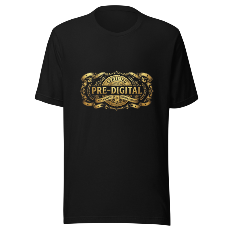 Certified Pre-Digital - tshirt