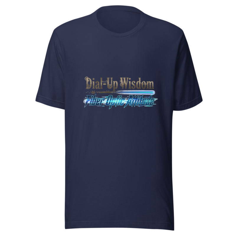 Dial-Up Wisdom, Fiber Optic Attitude - tshirt