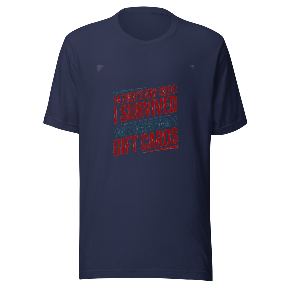 FATHER'S DAY 2026: I SURVIVED YOUR GENERATION'S GIFT CARDS - tshirt