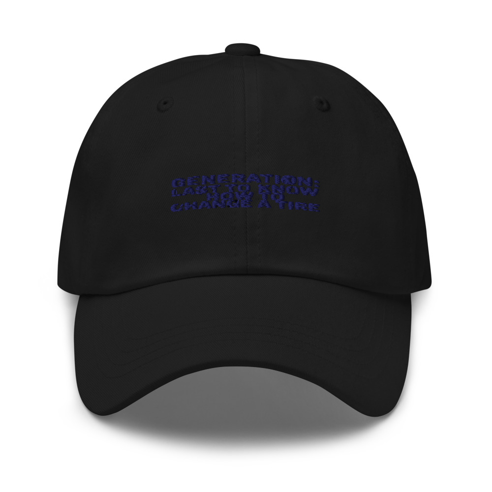 Generation: Last to Know How to Change a Tire - hat