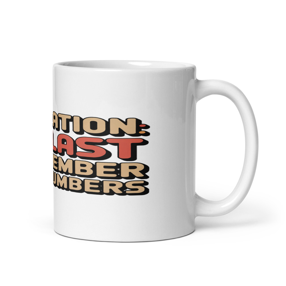 GENERATION: LAST TO REMEMBER PHONE NUMBERS - mug