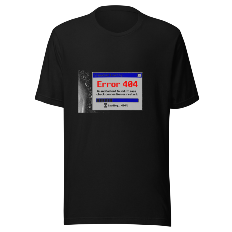 Granddad Loading... Error 404 - tshirt