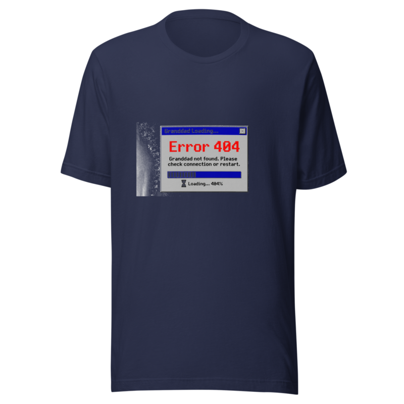 Granddad Loading... Error 404 - tshirt