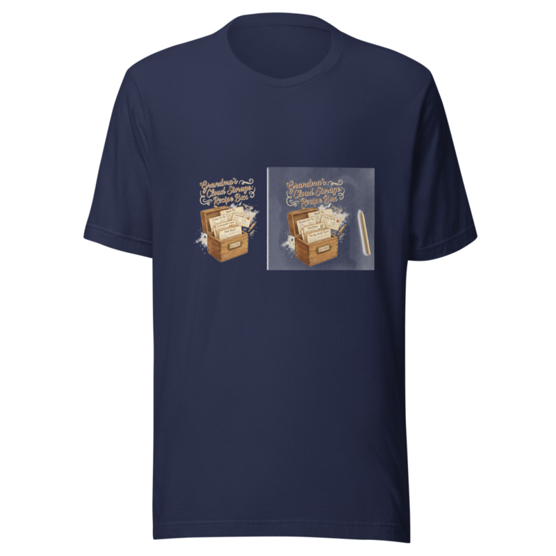 Grandma's Cloud Storage: Recipe Box - tshirt