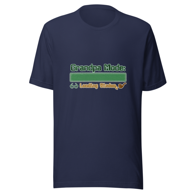 Grandpa Mode: Loading Wisdom - tshirt