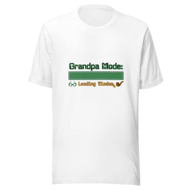 Grandpa Mode: Loading Wisdom - tshirt