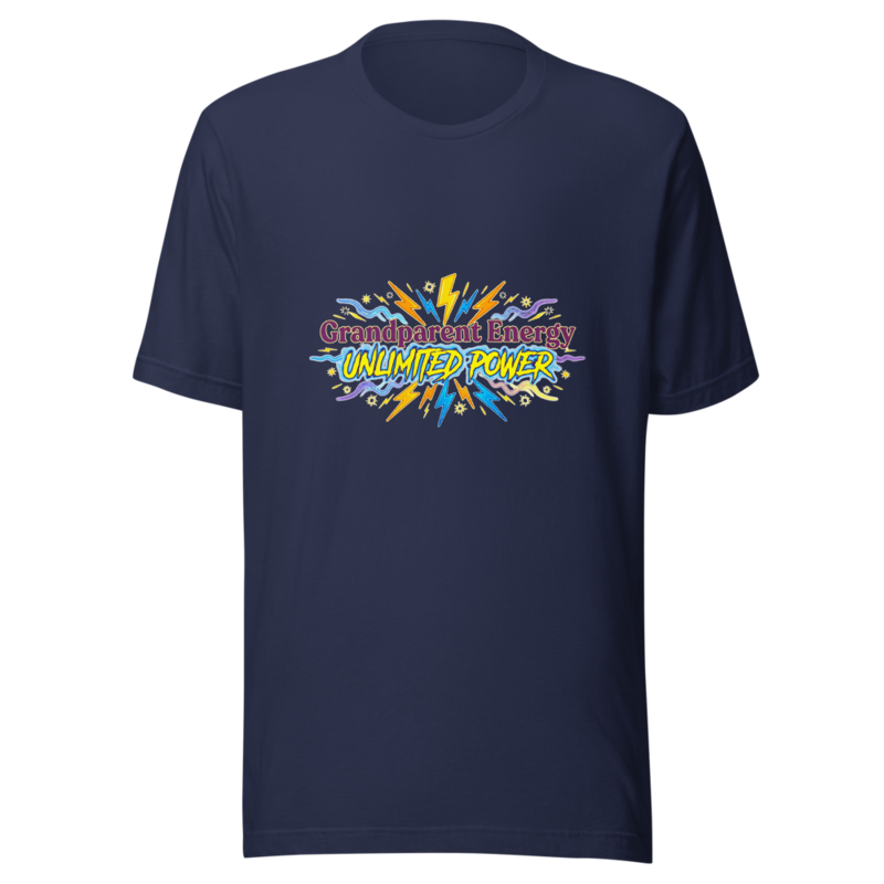 Grandparent Energy: Unlimited Power - tshirt