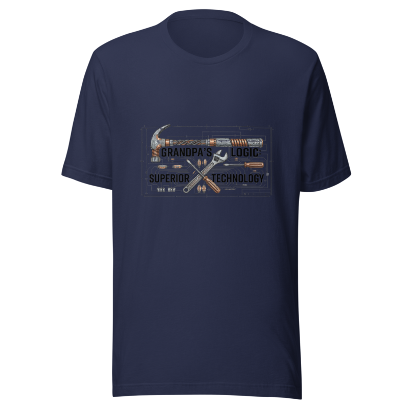 Grandpa's Logic: Superior Technology - tshirt