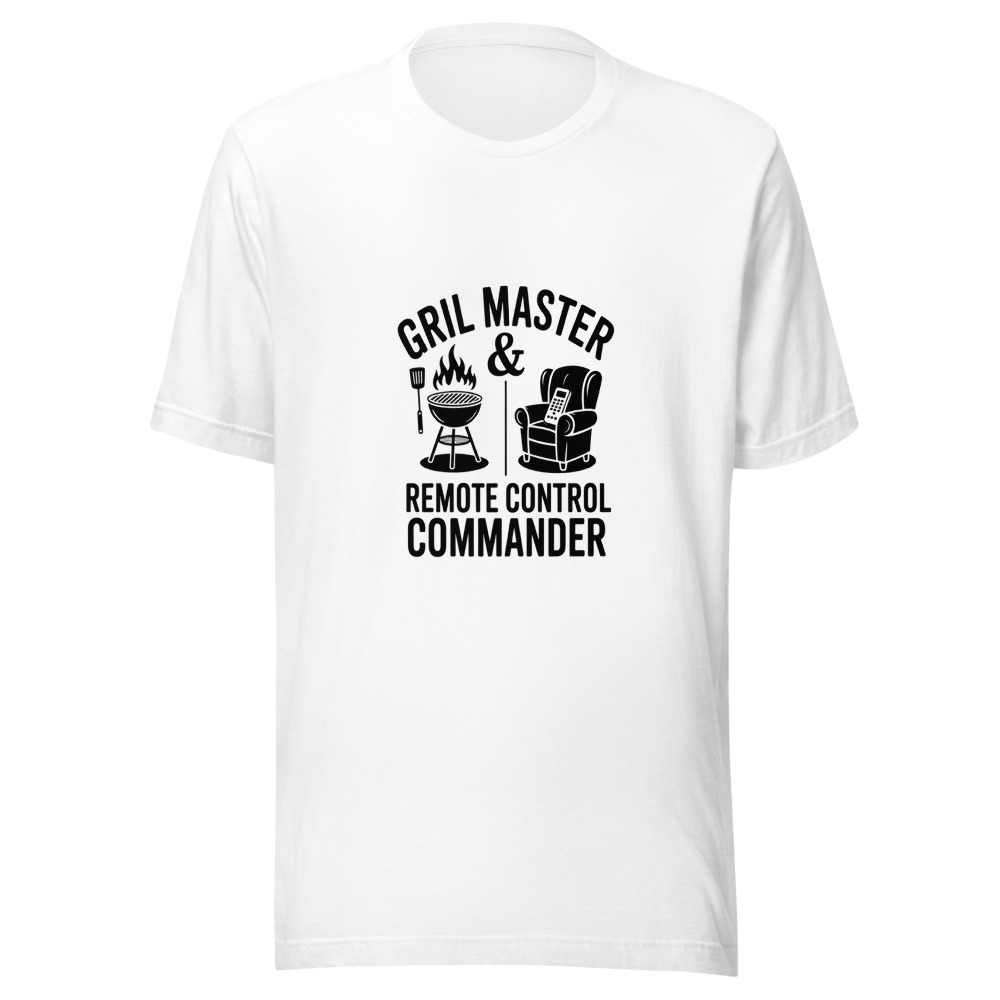GRIL MASTER & REMOTE CONTROL COMMANDER - tshirt
