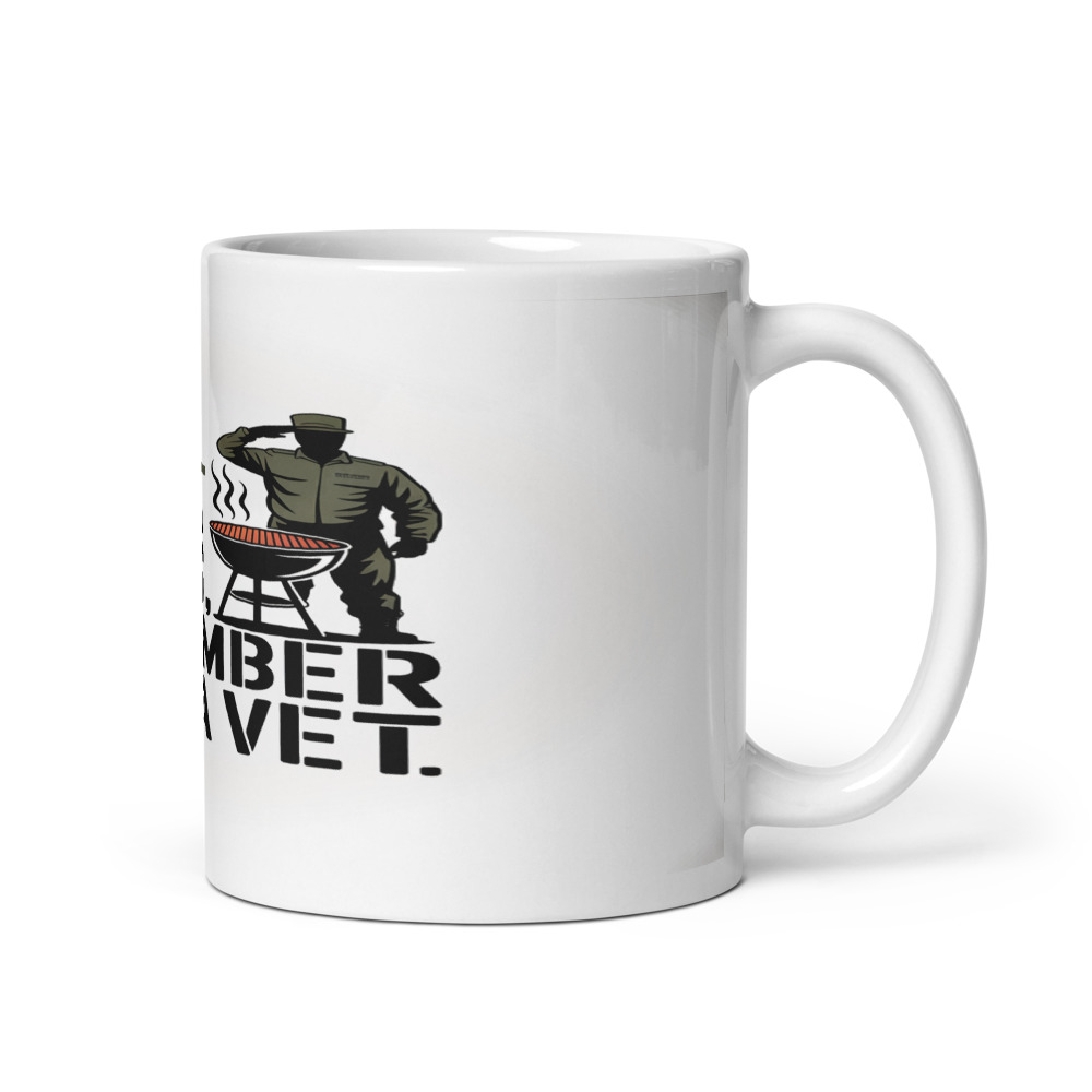 GRILL LIKE A BOSS, REMEMBER LIKE A VET - mug
