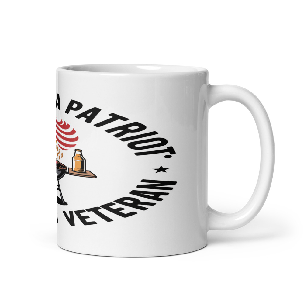 GRILL LIKE A PATRIOT, DRINK LIKE A VETERAN - mug