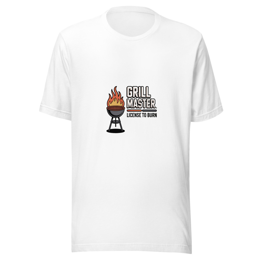 GRILL MASTER: LICENSE TO BURN - tshirt