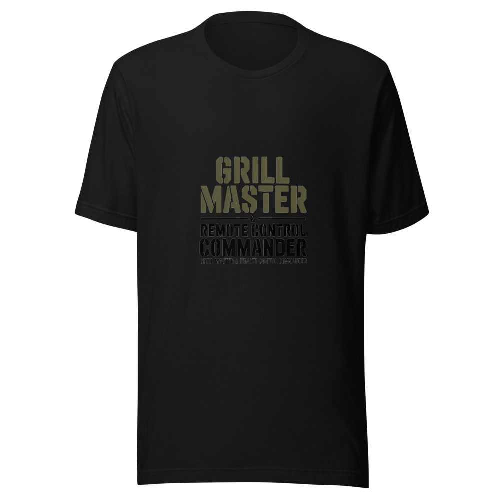 GRILL MASTER & REMOTE CONTROL COMMANDER - tshirt