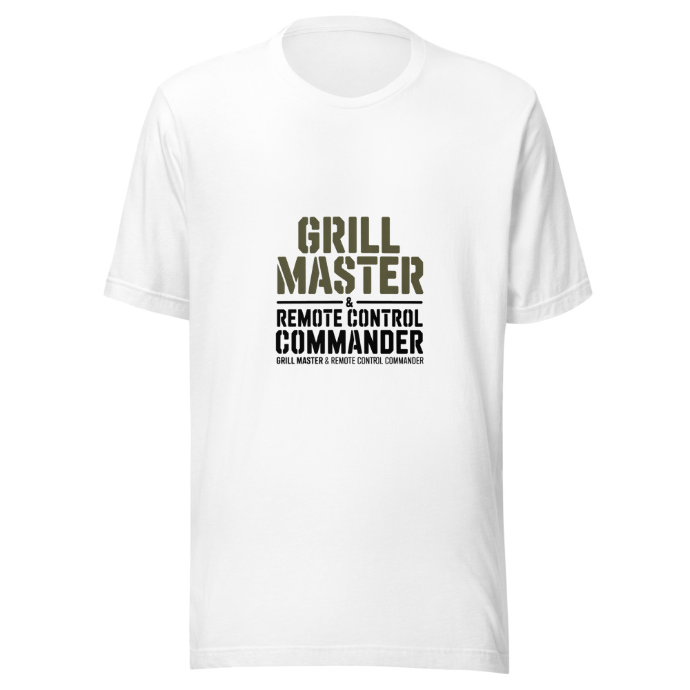 GRILL MASTER & REMOTE CONTROL COMMANDER - tshirt