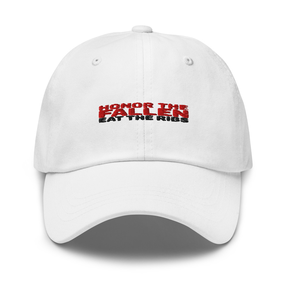 HONOR THE FALLEN, EAT THE RIBS - hat