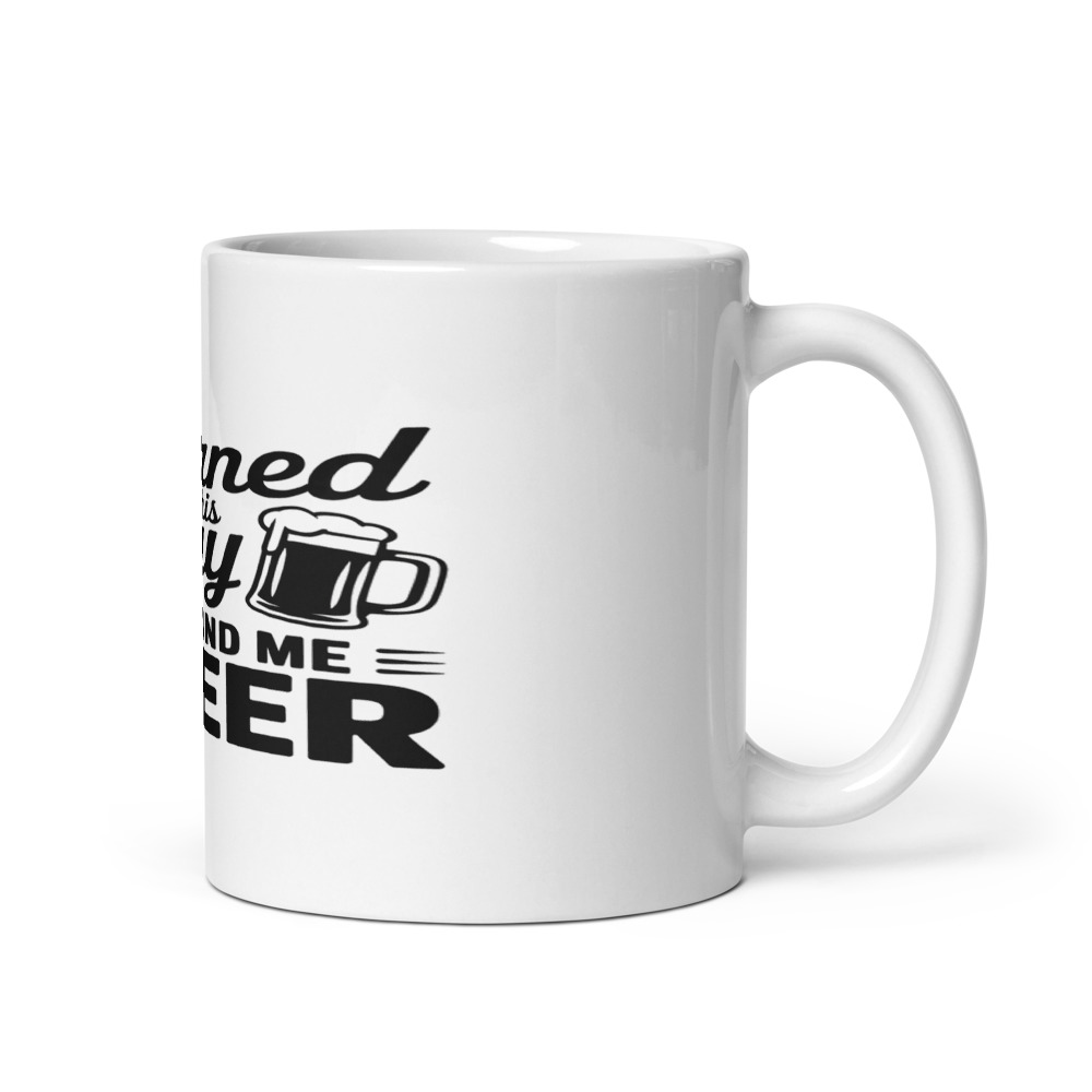 I EARNED THIS GRAY, NOW HAND ME A BEER - mug