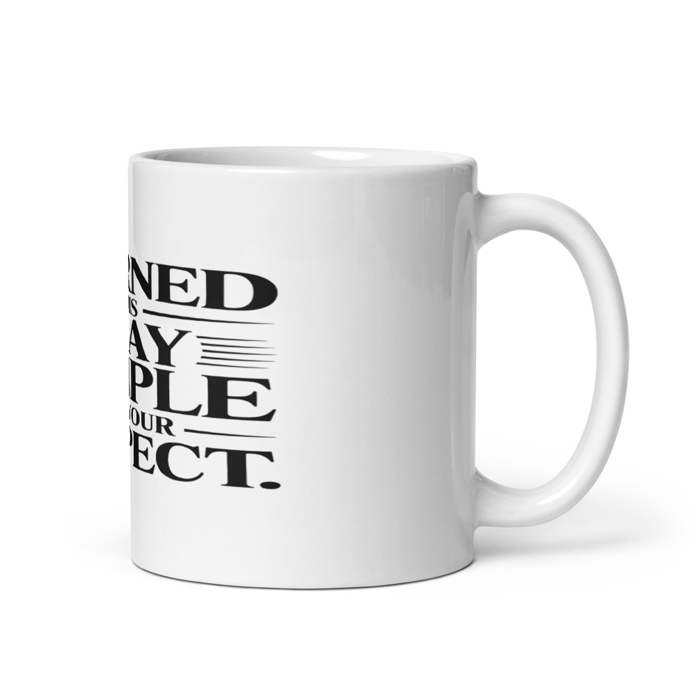 I EARNED THIS GRAY TEMPLE — AND YOUR RESPECT. - mug