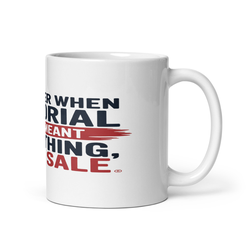 I REMEMBER WHEN MEMORIAL DAY MEANT SOMETHING, NOT A SALE - mug