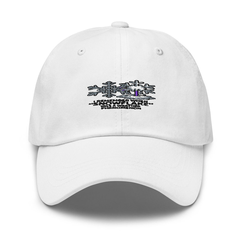 I REMEMBER WHEN 'SNOWFLAKE' WAS A WEATHER PHENOMENON - hat