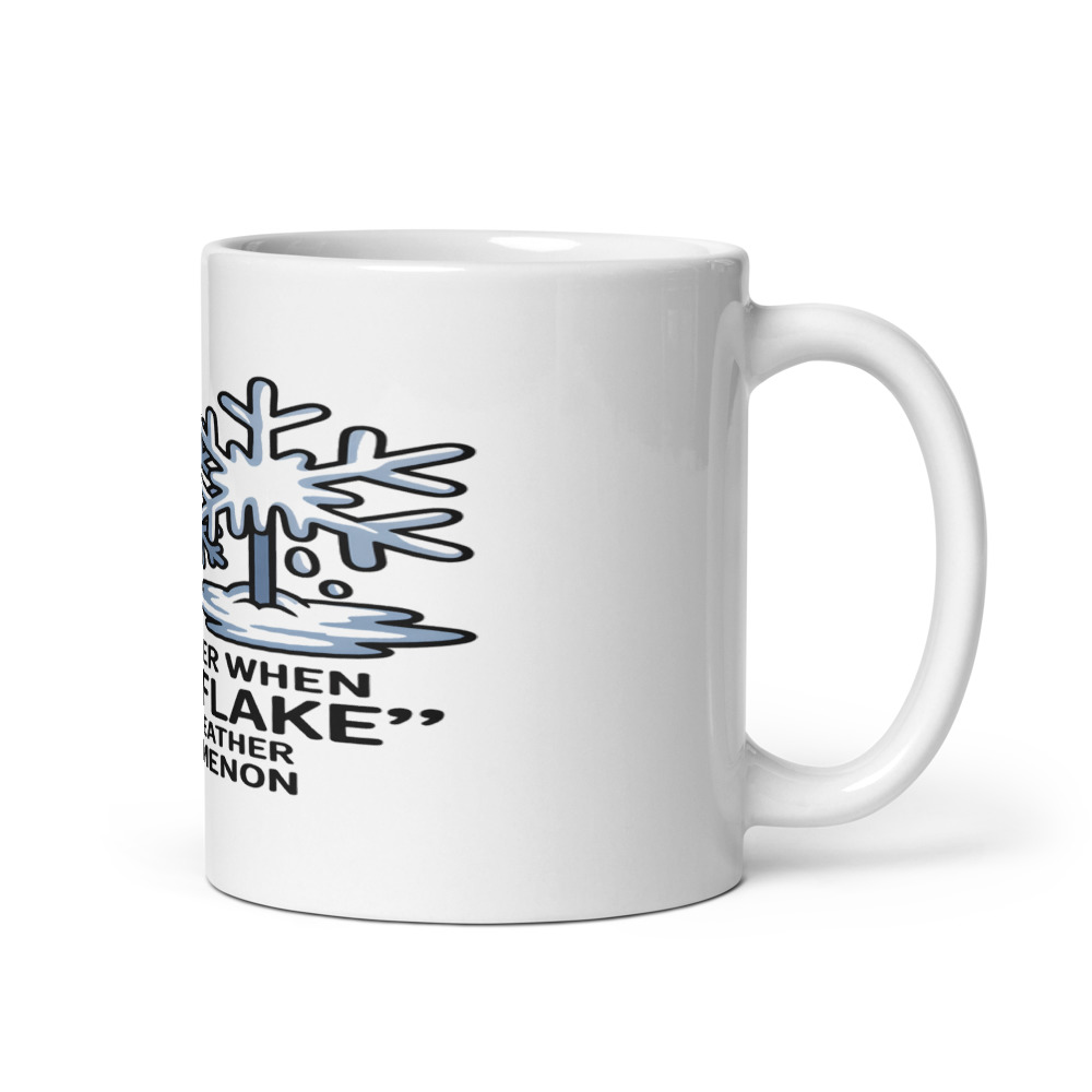 I REMEMBER WHEN 'SNOWFLAKE' WAS A WEATHER PHENOMENON - mug