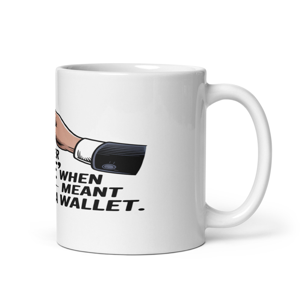 I remember when 'swipe' meant stealing a wallet - mug