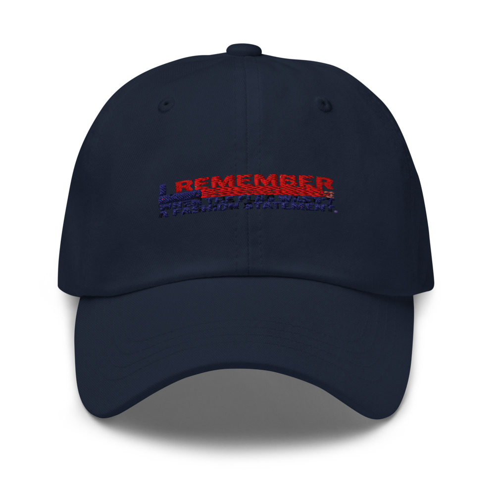 I REMEMBER WHEN THE FLAG WASN'T A FASHION STATEMENT - hat