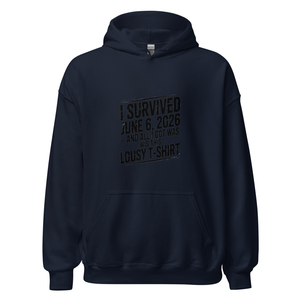 I SURVIVED JUNE 6, 2026 – AND ALL I GOT WAS THIS LOUSY T-SHIRT - hoodie