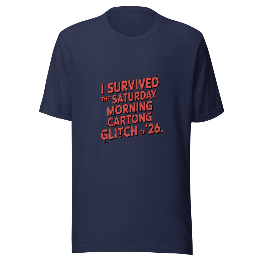 I SURVIVED THE SATURDAY MORNING CARTOON GLITCH OF '26. - tshirt